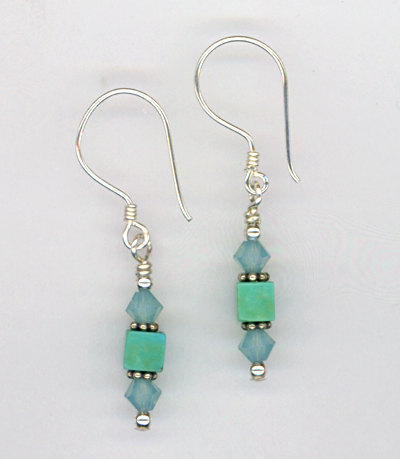 Pacific Sky Crystal Earrings