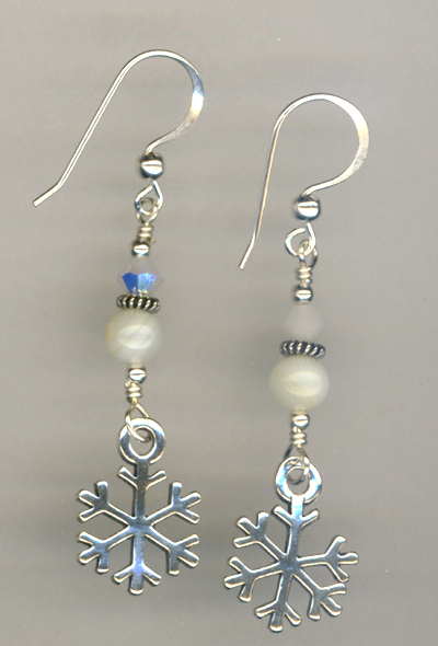 Let It snow earrings