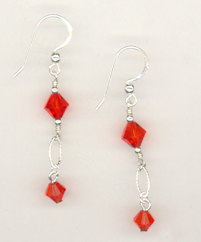 Hyacinth Eveing Crystal Earrings