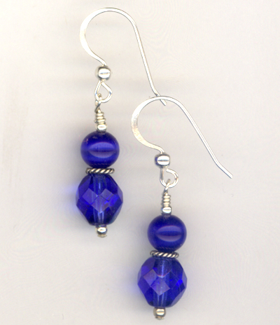 Saphirre Blue Sparkle Earrings