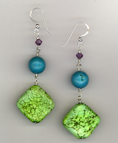 An Apple A Day ~ Gemstone Earrings