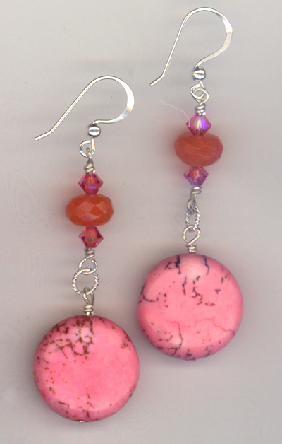 Tickle Pink ~ Gemstone Earrings