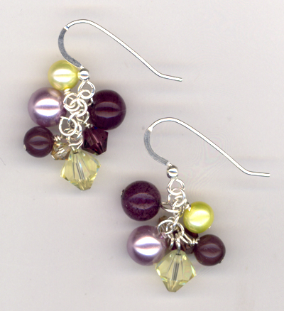 Purple Velvet Lux Earrings