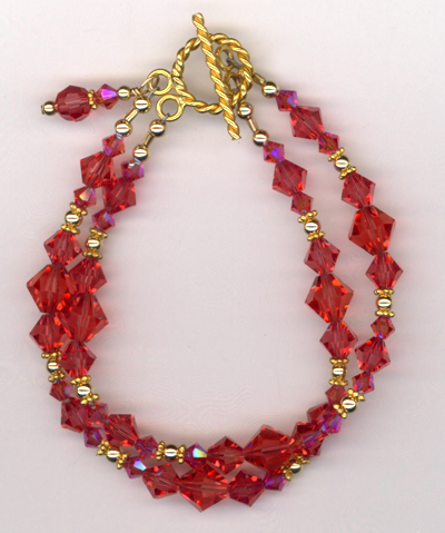 Autumn Gold ~ Swarovski Crystal Bracelet