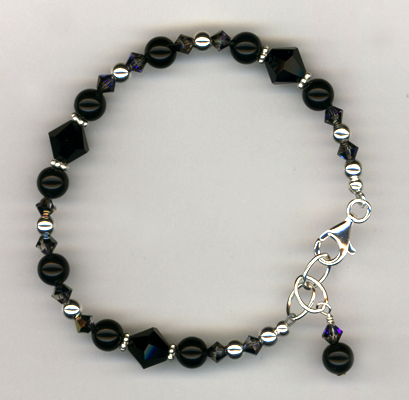 Mystic Black Swarovski Bracelet