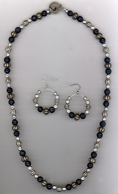 Peace Be Steel ~ Beaded Jewelry Set