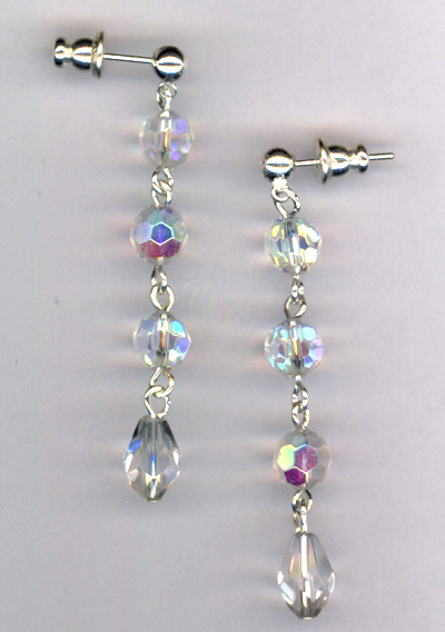 Crystal Glam Post Earrings