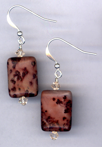 Desert Rose ~ Gesmtone Crystal Earrings