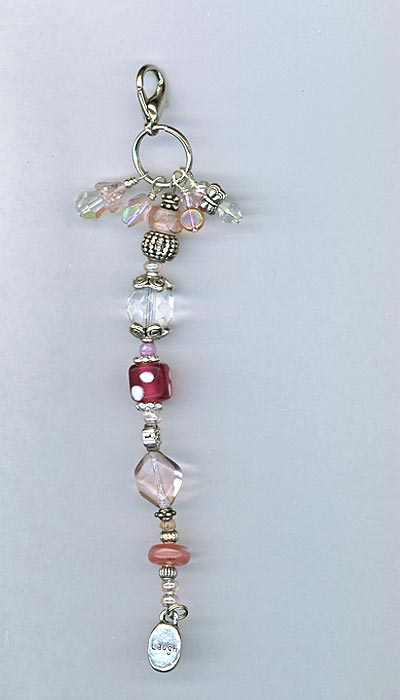 pink purse charm