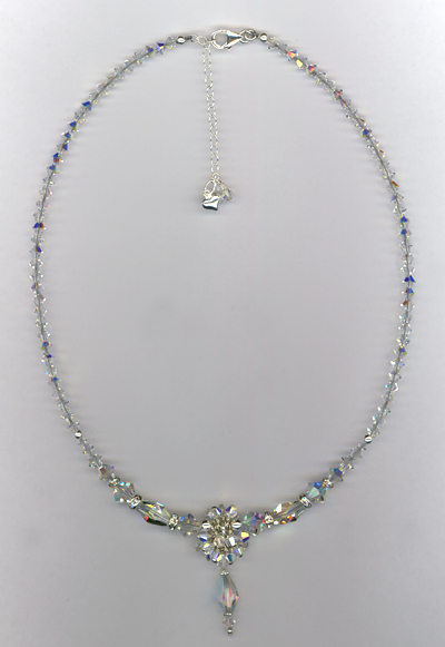 Swarovski Crystal Bridal Custom Necklace