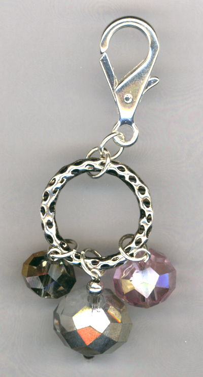 Bling! Bling! Crystal Key/Purse Charm