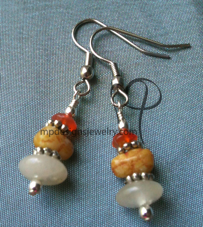 Pebbles ~ Gemstone Stacked Earrings