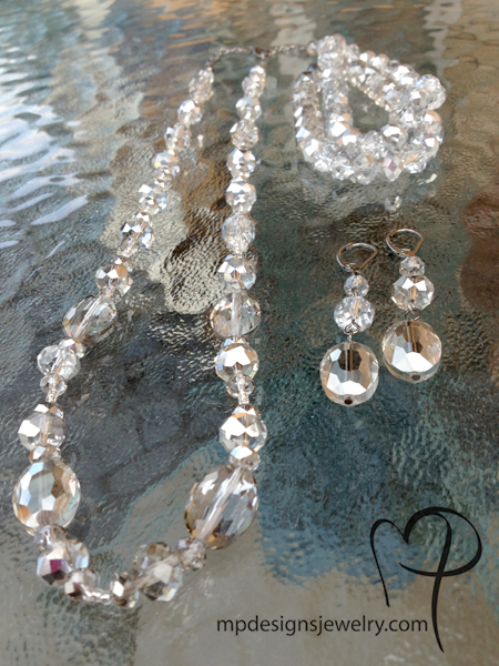 Silver Sparkle Jewelry Set
