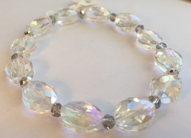 Simple Crystal Stretchy Stacking  Bracelet 