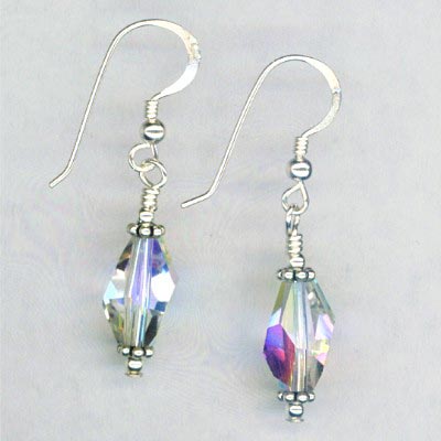 Bridal crystal earrings