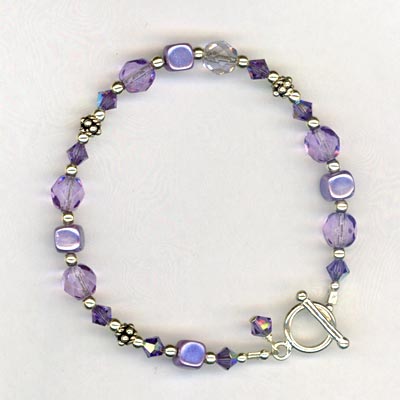 tanzanite little girl bracelet