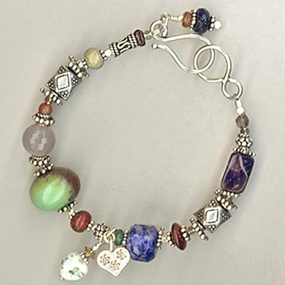 multi gemstone bracelet