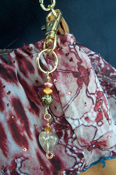 copper purse charm