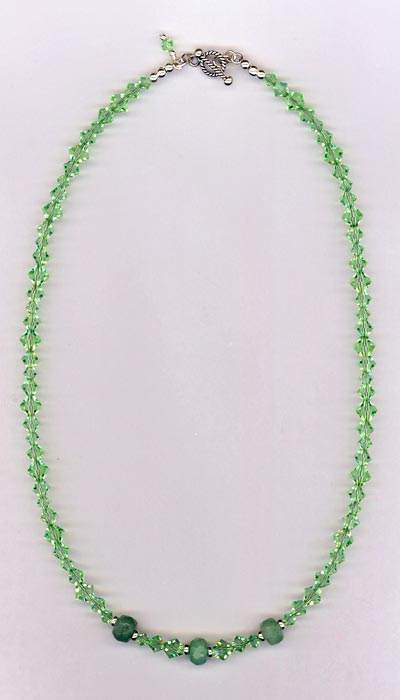 avertine gemstone necklace