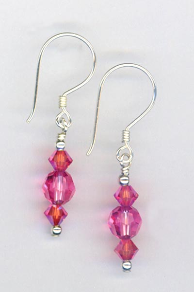 Luscious Rose Earrings