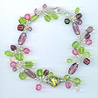 spring fling charm bracelet