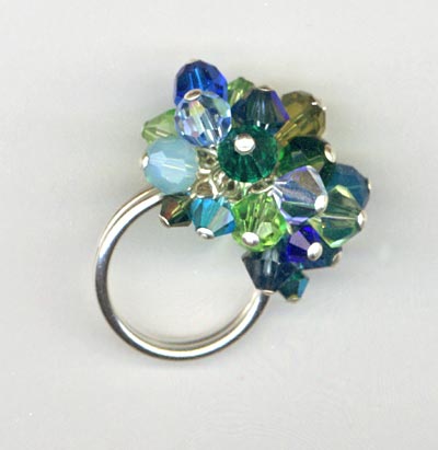 Shades Of Blue Cha-Cha Ring