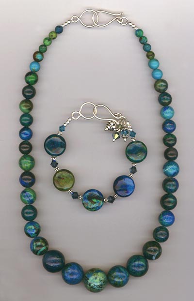 Big Bold Blue Necklace