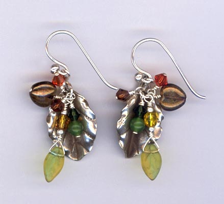 falling leaves HT earrings