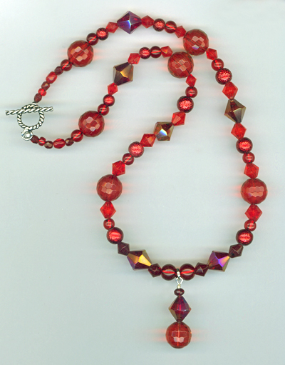 Santa's Helper Red necklace