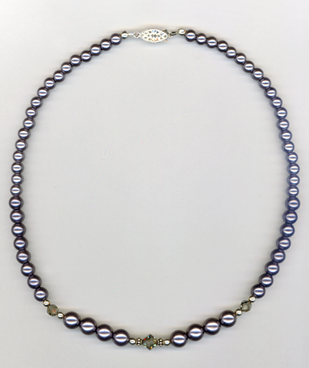 black pearl necklace