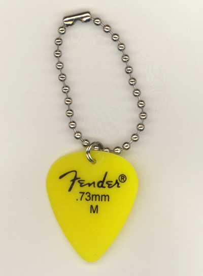 yellow fender GP Keychain