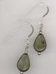 Mossy Meadows ~ Sterling Teardrop Earrings