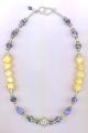 Necklace Lapis & Quartz Silver