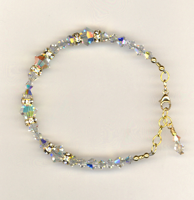 crystal GF bridal bracelet