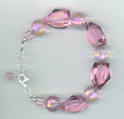 Pink Sparkle ~ Crystal Quartz Bracelet