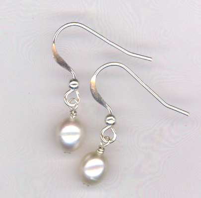 Simple Elegance Pearl Earrings