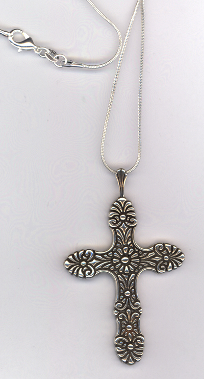 At The Cross ~ Sterling Silver Necklace