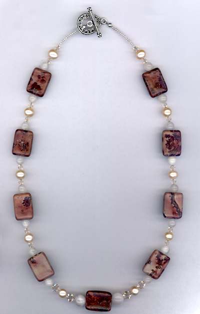 Desert Rose ~ Gemstone Crystal Necklace