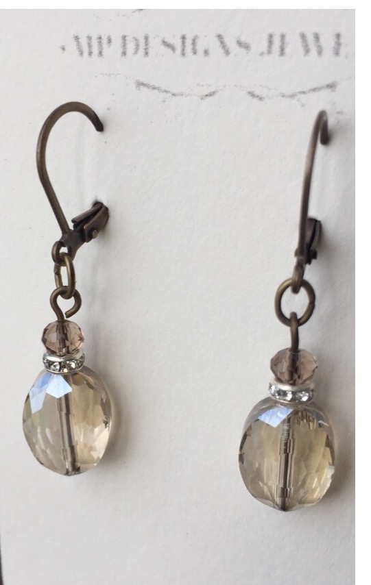 Vintage Champagne Gold Earrings