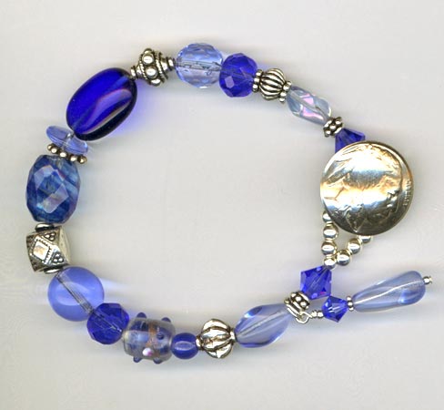 Buffalo Gal ~ Blue Bracelet